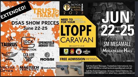 sm megamall gun show schedule 2024 tickets price|Megatrade Hall .